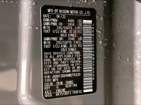 Certified 2022 Nissan Rogue Platinum w/ Head-Up Display Package image 29