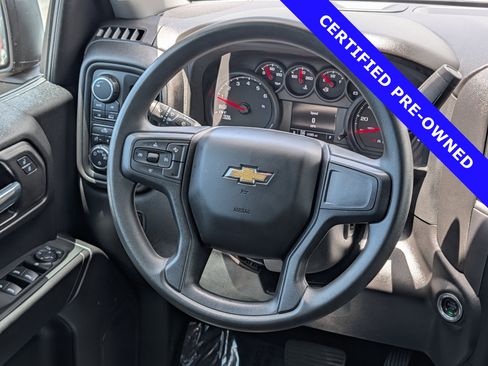 Used 2024 Chevrolet Silverado 1500 Custom w/ Turbomax Blackout Package AWD/4WD image 17