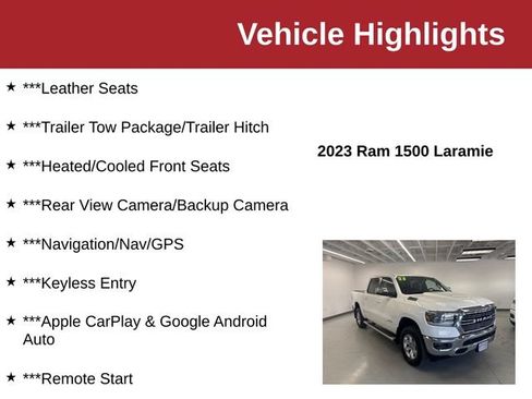 Used 2023 RAM 1500 Laramie AWD/4WD image 10