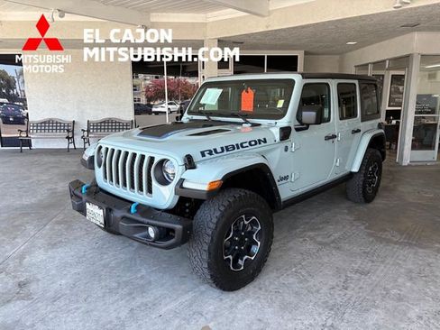 Used 2023 Jeep Wrangler Unlimited Rubicon 4xe w/ Steel Bumper Group AWD/4WD image 8