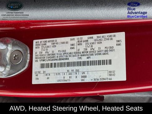 Certified 2022 Ford Escape SE w/ Convenience Package image 31