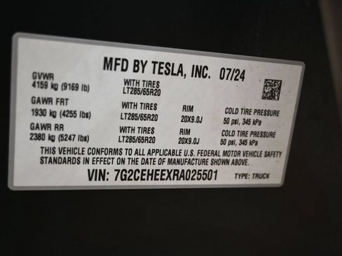 Used 2024 Tesla Cybertruck Cyberbeast AWD/4WD image 5
