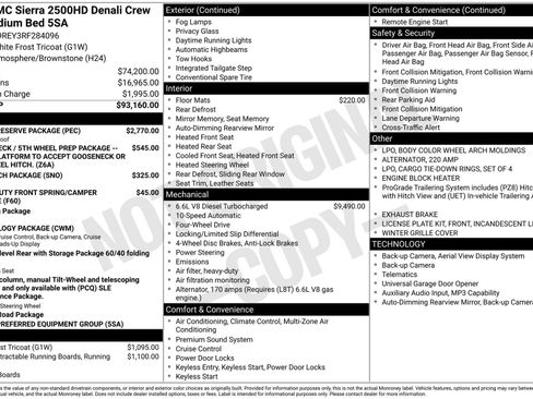 Used 2024 GMC Sierra 2500 Denali w/ Denali Reserve Package AWD/4WD image 43