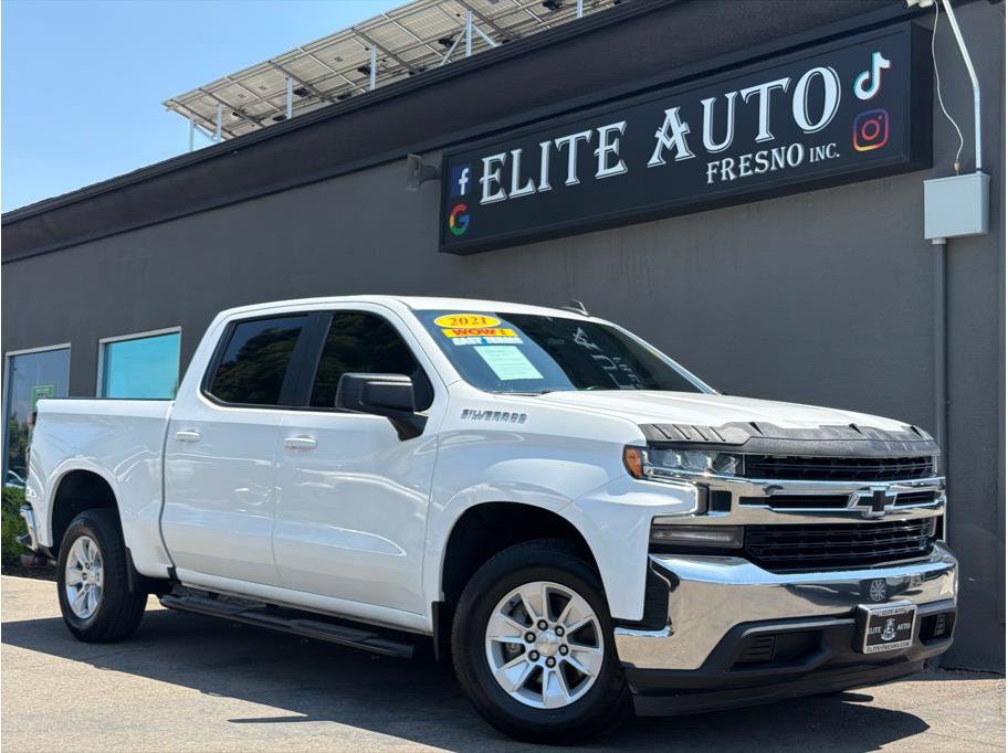 Used 2021 Chevrolet Silverado 1500 LT w/ Bed Protection Package RWD image 1