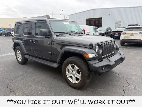 Used 2022 Jeep Wrangler Unlimited Sport w/ Sun And Sound Package AWD/4WD image 1