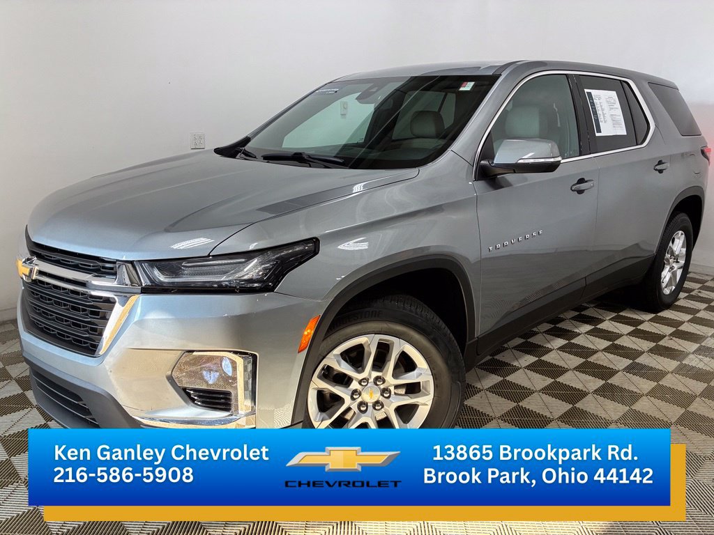 Used 2023 Chevrolet Traverse LS w/ Safety Package FWD image 1
