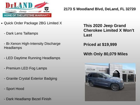 Used 2020 Jeep Grand Cherokee Limited X RWD image 2