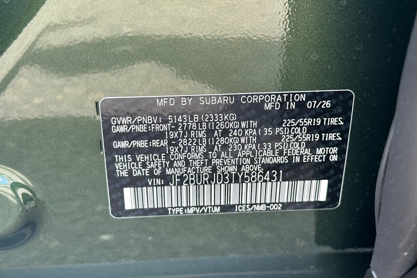 New 2026 Subaru Outback Touring XT AWD/4WD image 27