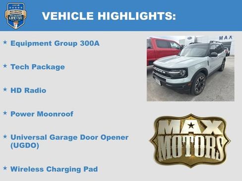 Used 2024 Ford Bronco Sport Outer Banks w/ Tech Package AWD/4WD image 6