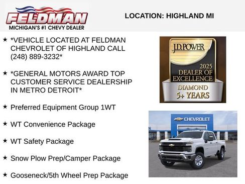 New 2026 Chevrolet Silverado 2500 W/T AWD/4WD image 3