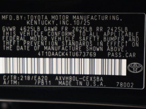 Certified 2026 Toyota Camry SE FWD image 17