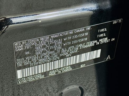 Used 2015 Toyota RAV4 Limited w/ Technology Package image 12