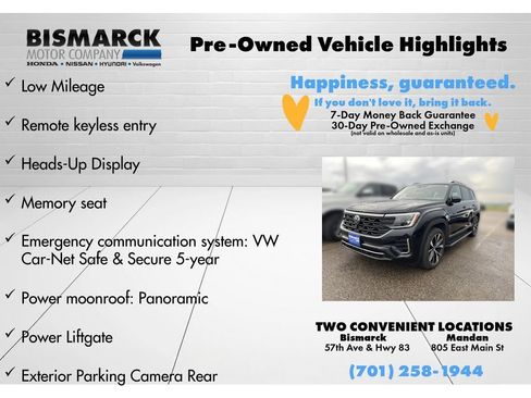 Used 2024 Volkswagen Atlas SEL Premium R-Line AWD/4WD image 8