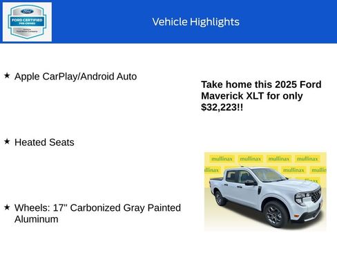 Used 2025 Ford Maverick XLT w/ XLT Luxury Package AWD/4WD image 30