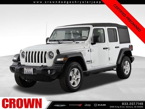 Certified 2022 Jeep Wrangler Unlimited Sport image 3