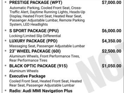 Used 2024 Audi SQ8 Prestige w/ Prestige Package image 34