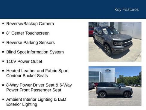 Certified 2024 Ford Bronco Sport Outer Banks AWD/4WD image 29