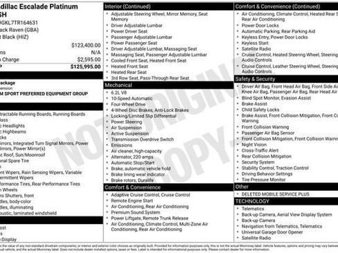 Certified 2026 Cadillac Escalade Platinum Sport image 36