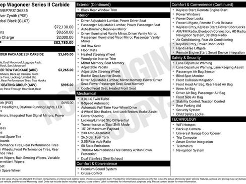 Certified 2024 Jeep Wagoneer Series II AWD/4WD image 25