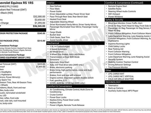 Used 2023 Chevrolet Equinox RS image 2