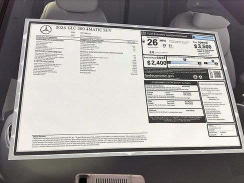 New 2026 Mercedes-Benz GLC 300 4MATIC image 18