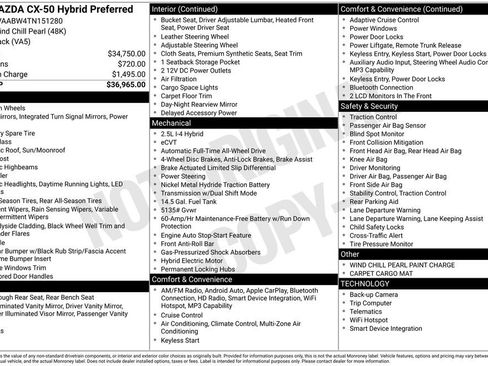 New 2026 MAZDA CX-50 2.5 Hybrid w/ Preferred Pkg image 4