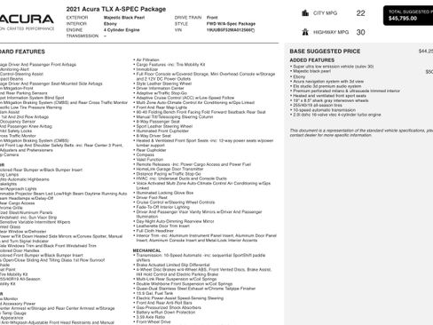 Used 2021 Acura TLX w/ A-SPEC Pkg image 5
