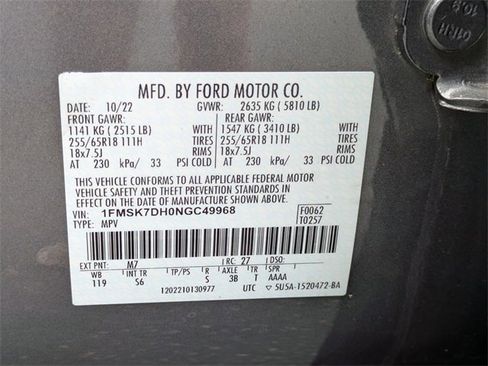 Used 2022 Ford Explorer XLT w/ Equipment Group 202A image 41
