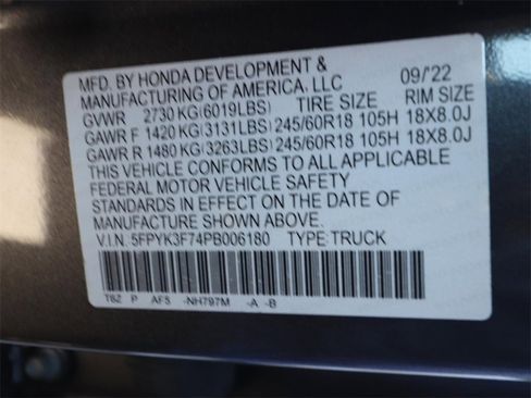 Used 2023 Honda Ridgeline RTL-E image 23