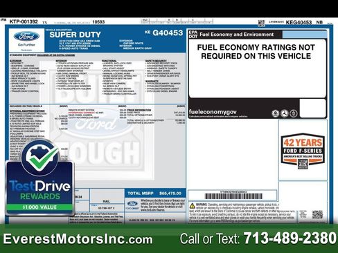 Used 2019 Ford F350 XLT w/ XLT Premium Package AWD/4WD image 1