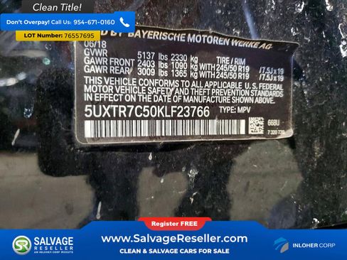 Used 2019 BMW X3 sDrive30i image 5