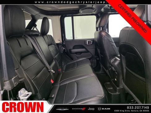 Certified 2022 Jeep Wrangler Unlimited Sahara w/ Safety Group AWD/4WD image 13