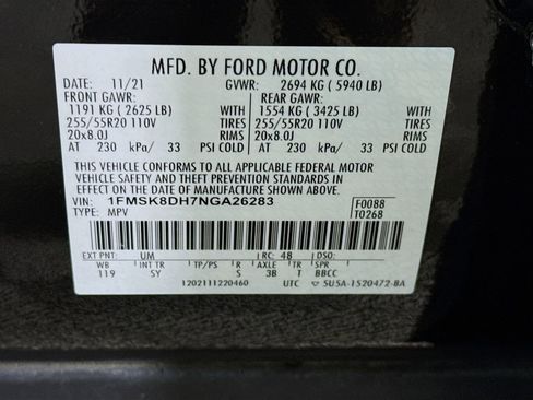 Used 2022 Ford Explorer XLT w/ Equipment Group 202A AWD/4WD image 37