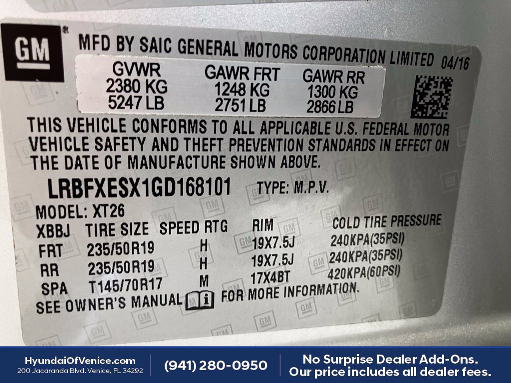 Used 2016 Buick Envision Premium AWD/4WD image 19