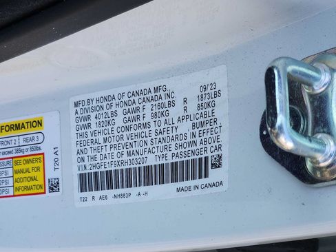 Certified 2024 Honda Civic Touring image 27