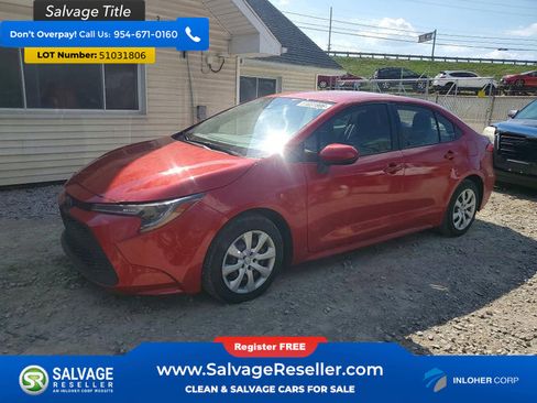 Used 2020 Toyota Corolla LE w/ Carpet Mat Package (TMS) FWD image 1