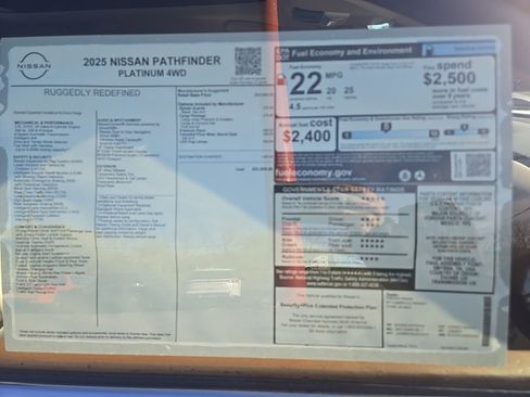 New 2025 Nissan Pathfinder Platinum image 52