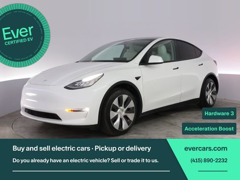 Used 2021 Tesla Model Y Long Range AWD/4WD image 1