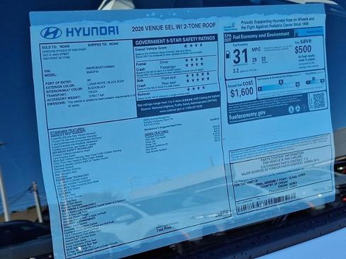 New 2026 Hyundai Venue SEL image 11