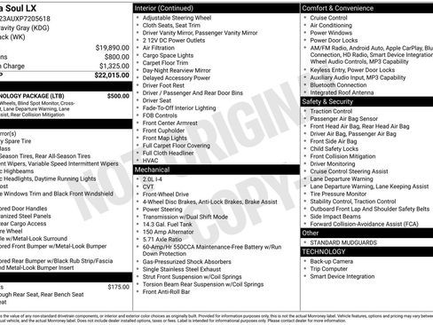 Used 2023 Kia Soul LX w/ LX Technology Package FWD image 11