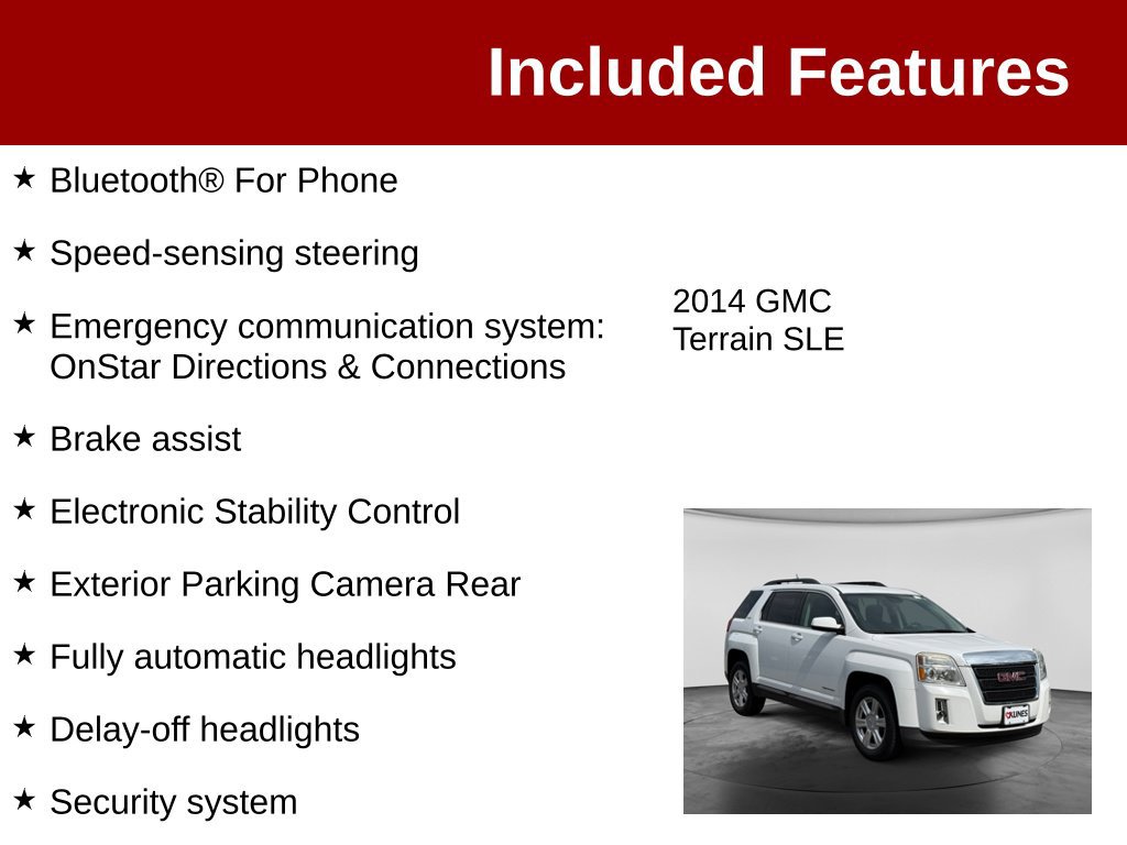 Used 2014 GMC Terrain SLE w/ Convenience Package FWD image 4