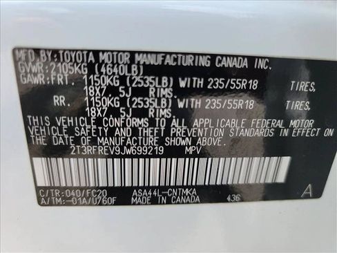 Used 2018 Toyota RAV4 Adventure AWD/4WD image 24