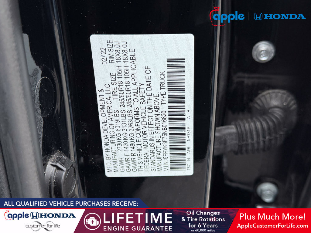 Used 2022 Honda Ridgeline RTL-E image 31