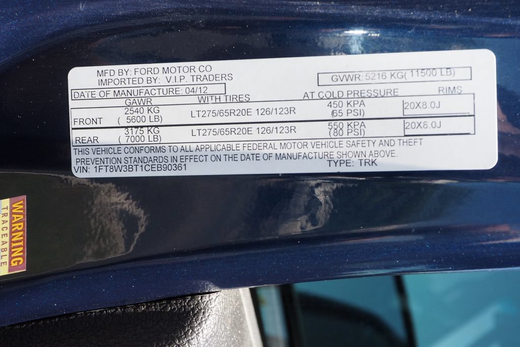 Used 2012 Ford F350 Lariat w/ Chrome Pkg AWD/4WD image 30