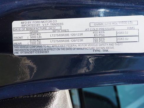 Used 2012 Ford F350 Lariat w/ Chrome Pkg AWD/4WD image 30