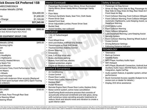 Used 2022 Buick Encore GX Preferred w/ Cold Weather Comfort Package FWD image 41