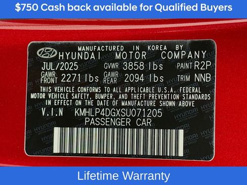 New 2025 Hyundai Elantra Limited image 34