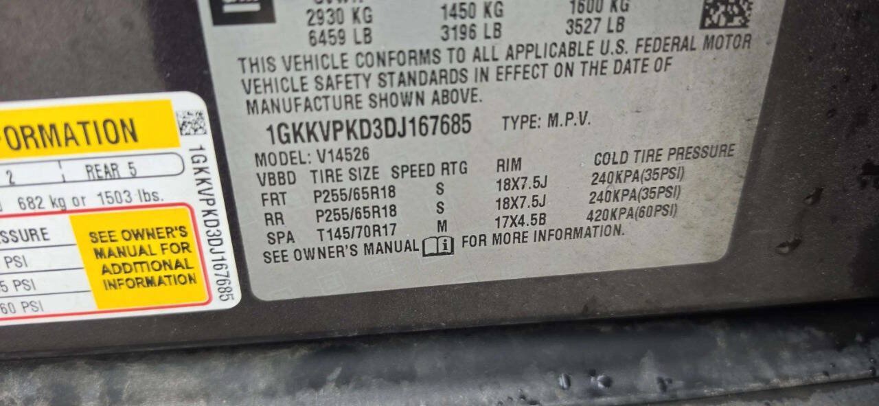 Used 2013 GMC Acadia SLE AWD/4WD image 12