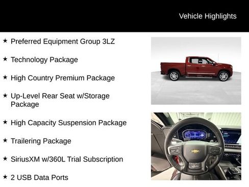 Certified 2025 Chevrolet Silverado 1500 High Country w/ High Country Premium Package image 17