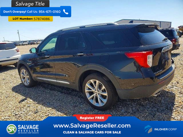 Used 2022 Ford Explorer Platinum w/ Equipment Group 601A AWD/4WD image 3